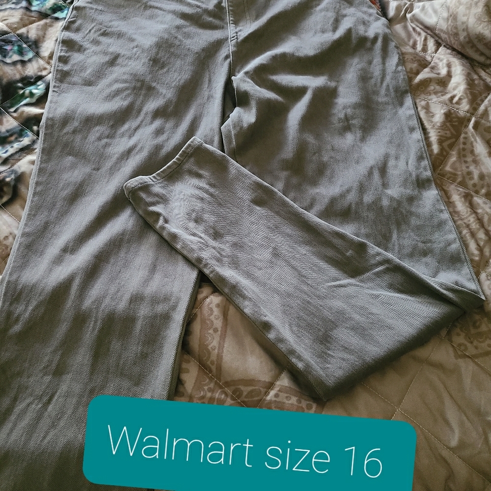 Walmart brand stright leg dress pants